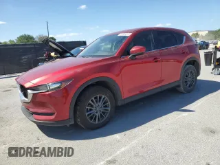 2020 Mazda CX-5 Touring with VIN JM3KFACM1L0828937, listed as a Copart auction lot 51809225 with 43,750 mi miles and Salvage Title. Bid and sale history available at carsss.com. Image 1.