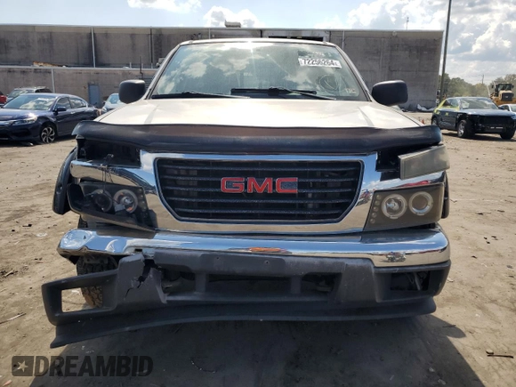 2006 GMC Canyon SLE2 with VIN 1GTDT136468252570, listed as a Copart auction lot 72256264 with 181,678 mi miles and Salvage Title. Bid and sale history available at carsss.com. Image 5.