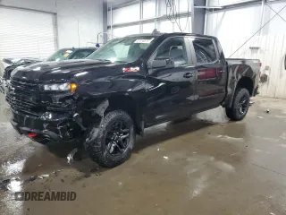 2022 Chevrolet Silverado 1500 LT Trail Boss with VIN 1GCPYFED8NZ128950, listed as a Copart auction lot 47616875 with 27,933 mi miles and Salvage Title. Bid and sale history available at DreamBid. Image 1.
