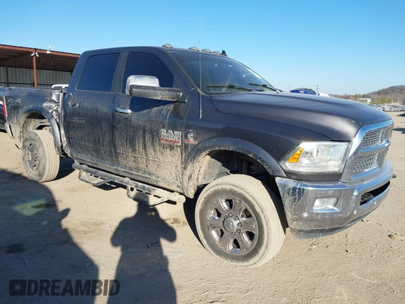 2018 Ram 2500 Laramie with VIN 3C6UR5FL4JG328614, listed as a IAAI auction lot 41420341 with 188,142 mi miles and . Bid and sale history available at DreamBid. Image 1.