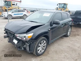 2014 Mitsubishi Outlander Sport SE with VIN 4A4AR4AUXEE033111, listed as a IAAI auction lot 42110439 with 139,290 mi miles. Bid and sale history available at carsss.com. Image 2.