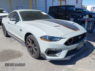 2021 Ford Mustang Mach 1 with VIN 1FA6P8R08M5550536, listed as a IAAI auction lot 41664249 with 19,006 mi miles and . Bid and sale history available at DreamBid. Image 1.