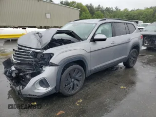 2024 Volkswagen Atlas SE z VIN 1V2HR2CAXRC525442, wystawiony jako Copart lot #55199485 z przebiegiem 16 076 mil mil oraz Szkoda całkowita • Salvage title. Historia ofert i sprzedaży dostępna na DreamBid. Obrazek 1.