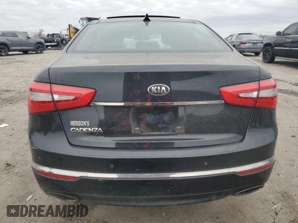 2014 Kia Cadenza Premium with VIN KNALN4D71E5124055, listed as a Copart auction lot 80391974 with 54,363 mi miles and Salvage Title. Bid and sale history available at carsss.com. Image 6.