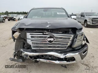 2023 Nissan Titan Platinum Reserve с VIN 1N6AA1ED5PN117960, выставлен на аукционе Copart как лот 50949235 с пробегом 19 754 миль миль и Списание • Salvage title. История ставок и продаж доступна на DreamBid. Изображение 5.