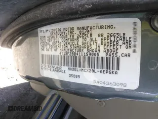2001 Toyota Avalon XL z VIN 4T1BF28B41U159005, wystawiony jako IAAI lot #22756933 z przebiegiem Nie podano mil oraz . Historia ofert i sprzedaży dostępna na DreamBid. Obrazek 9.