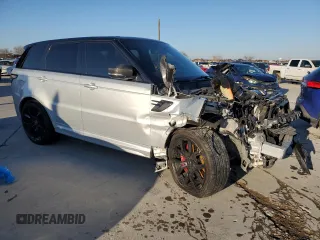 2022 Land Rover Range Rover Sport SVR with VIN SALWZ2RE0NA231341, listed as a Copart auction lot 85320344 with 32,573 mi miles and Salvage Title. Bid and sale history available at DreamBid. Image 4.