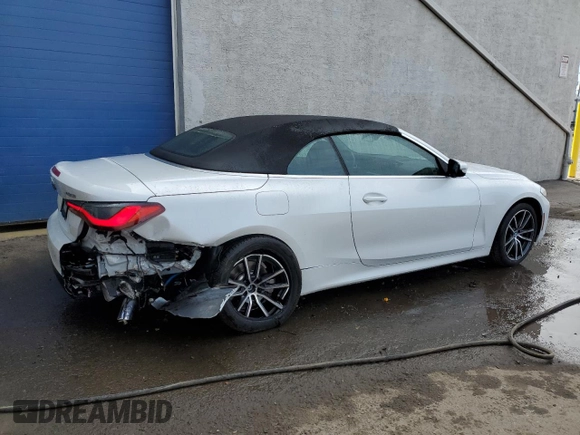 2024 BMW 4 Series 430i xDrive with VIN WBA43AT00RCR90165, listed as a Copart auction lot 81356814 with 11,340 mi miles and Salvage Title. Bid and sale history available at carsss.com. Image 3.