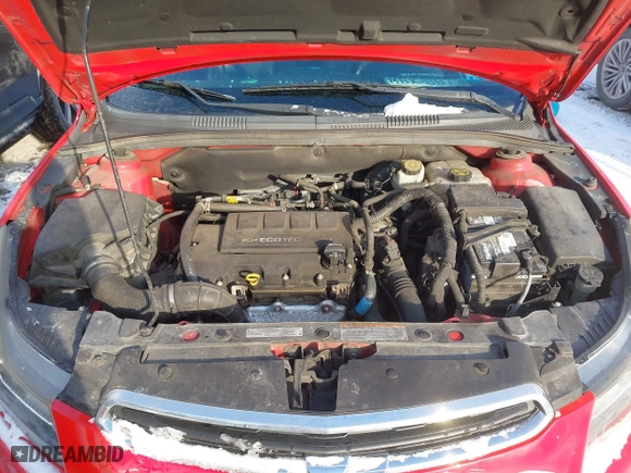 2015 Chevrolet Cruze LT with VIN 1G1PE5SB3F7199694, listed as a IAAI auction lot 41621606 with 121,368 mi miles. Bid and sale history available at carsss.com. Image 10.