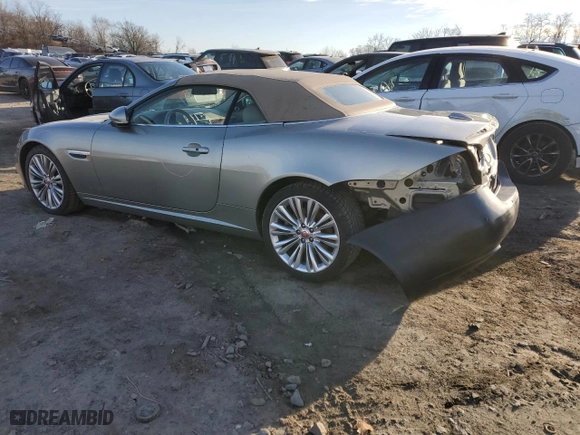 2014 Jaguar XK with VIN SAJWA4GB6ELB54454, listed as a Copart auction lot 85275384 with 53,532 mi miles and Salvage Title. Bid and sale history available at carsss.com. Image 2.