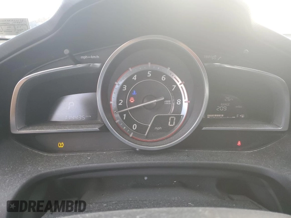 2014 Mazda 3 S Touring with VIN JM1BM1L33E1133538, listed as a Copart auction lot 89395995 with 114,435 mi miles and Salvage Title. Bid and sale history available at DreamBid. Image 9.