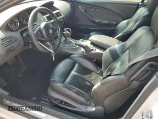 2005 BMW 6 Series 645Ci with VIN WBAEK734X5B325190, listed as a Copart auction lot 72013354 with 288,537 mi miles and Non Repairable. Bid and sale history available at carsss.com. Image 7.