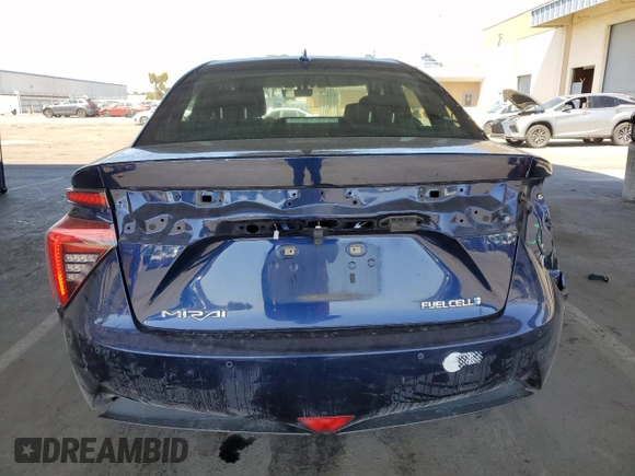 2017 Toyota Mirai with VIN JTDBVRBD6HA002324, listed as a Copart auction lot 57705545 with 69,316 mi miles and Salvage title. Bid and sale history available at DreamBid. Image 6.