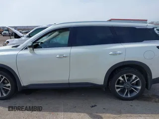 2023 Infiniti QX60 Luxe with VIN 5N1DL1FS8PC371340, listed as a IAAI auction lot 41579561 with 13,074 mi miles and . Bid and sale history available at DreamBid. Image 14.