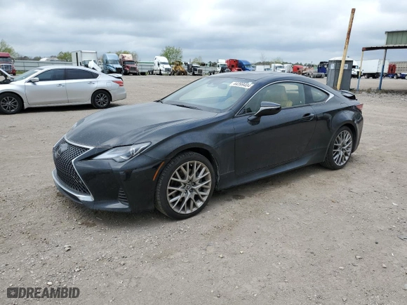 2019 Lexus RC with VIN JTHS85BC1K5004830, listed as a Copart auction lot 44399404 with 71,525 mi miles. Bid and sale history available at carsss.com. Image 1.