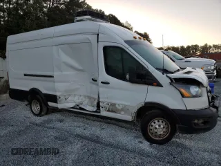 2020 Ford Transit Cargo with VIN 1FTBF4XG3LKB70573, listed as a Copart auction lot 77039474 with 131,873 mi miles and Salvage Title. Bid and sale history available at DreamBid. Image 4.