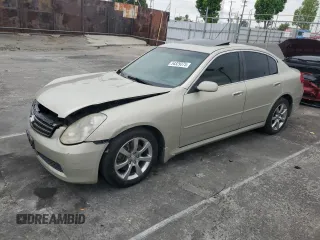 2006 Infiniti G35 with VIN JNKCV51E46M500281, listed as a Copart auction lot 54329375 with 231,730 mi miles and Clean Title. Bid and sale history available at carsss.com. Image 1.