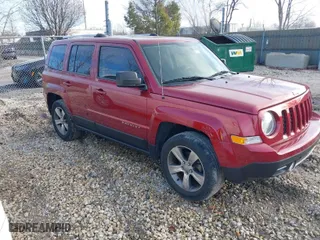 2016 Jeep Patriot High Altitude Edition with VIN 1C4NJRFB4GD814834, listed as a IAAI auction lot 41215852 with 43,359 mi miles. Bid and sale history available at carsss.com. Image 1.