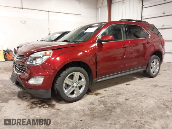 2016 Chevrolet Equinox LT with VIN 2GNALCEK4G6149091, listed as a IAAI auction lot 41881091 with 110,327 mi miles. Bid and sale history available at carsss.com. Image 2.