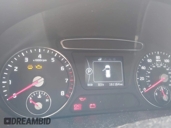 2016 Kia Sorento LX with VIN 5XYPG4A33GG151073, listed as a IAAI auction lot 41947006 with 161,164 mi miles. Bid and sale history available at carsss.com. Image 7.