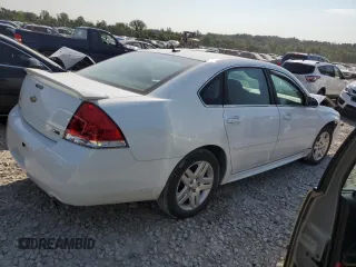 2013 Chevrolet Impala LT with VIN 2G1WB5E31D1154501, listed as a Copart auction lot 66314914 with Not Provided miles and Salvage Title. Bid and sale history available at DreamBid. Image 3.