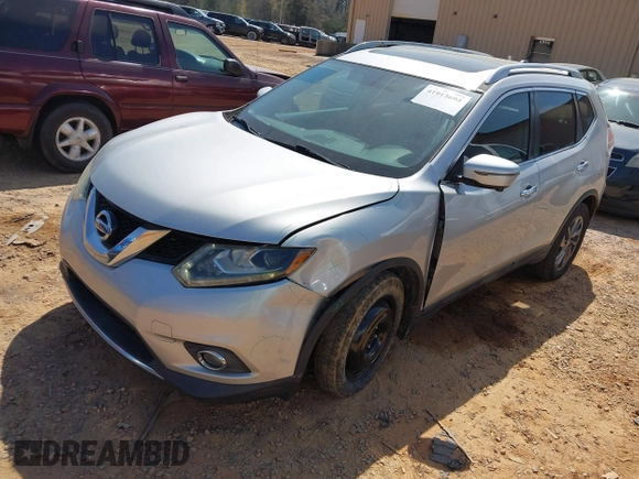 2016 Nissan Rogue SV with VIN 5N1AT2MV9GC745296, listed as a IAAI auction lot 41913694 with 145,192 mi miles and . Bid and sale history available at DreamBid. Image 17.