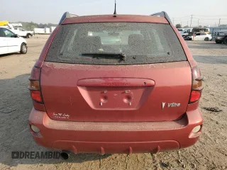 2005 Pontiac Vibe with VIN 5Y2SL63865Z421731, listed as a Copart auction lot 70724474 with 208,122 mi miles and Salvage Title. Bid and sale history available at carsss.com. Image 6.