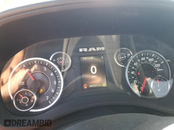 2024 Ram 2500 Tradesman with VIN 3C6UR5HJ4RG143096, listed as a Copart auction lot 55479915 with 48,458 mi miles and Salvage title. Bid and sale history available at DreamBid. Image 9.