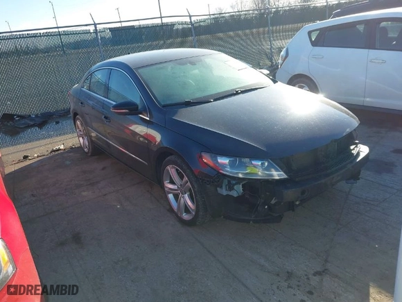 2013 Volkswagen CC Sport with VIN WVWBN7AN2DE524143, listed as a IAAI auction lot 41496924 with 121,372 mi miles. Bid and sale history available at carsss.com. Image 1.