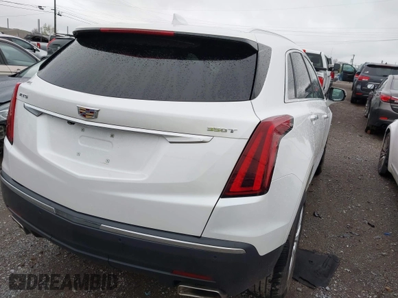 2021 Cadillac XT5 FWD Luxury with VIN 1GYKNAR47MZ121920, listed as a IAAI auction lot 41868087 with 38,315 mi miles. Bid and sale history available at carsss.com. Image 4.
