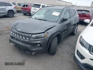 2022 Jeep Compass Latitude with VIN 3C4NJCBB8NT188411, listed as a IAAI auction lot 42011145 with 14,629 mi miles and . Bid and sale history available at DreamBid. Image 23.