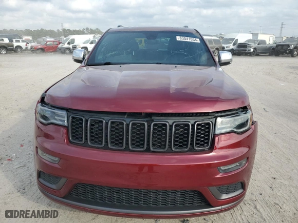 2017 Jeep Grand Cherokee Overland with VIN 1C4RJECG3HC868255, listed as a Copart auction lot 83041054 with 121,604 mi miles and Salvage Title. Bid and sale history available at carsss.com. Image 5.