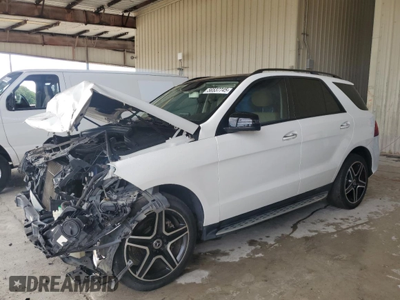 2018 Mercedes-Benz GLE 350 with VIN 4JGDA5JB6JB170179, listed as a Copart auction lot 56537745 with 74,389 mi miles and Salvage title. Bid and sale history available at DreamBid. Image 1.