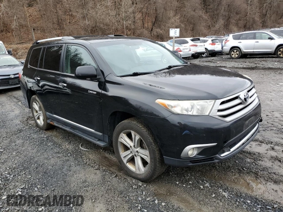 2011 Toyota Highlander Limited with VIN 5TDDK3EH6BS083591, listed as a Copart auction lot 47588875 with 409,437 mi miles and Salvage title. Bid and sale history available at DreamBid. Image 4.