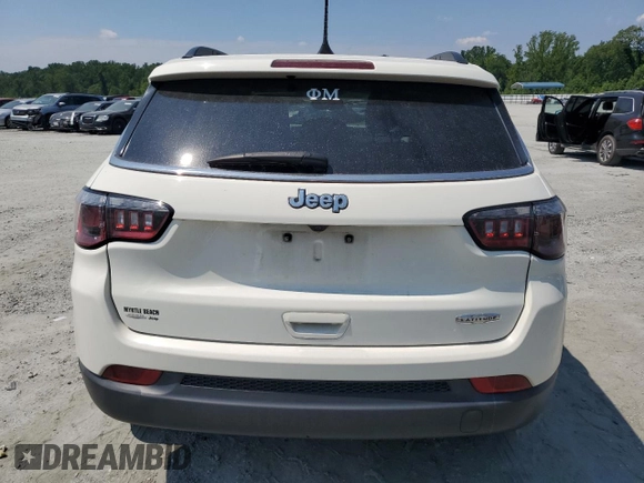 2020 Jeep Compass Latitude with VIN 3C4NJCBB5LT169540, listed as a Copart auction lot 62103255 with Not provided miles and Salvage title. Bid and sale history available at DreamBid. Image 6.