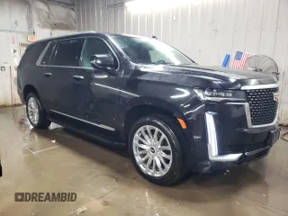 2023 Cadillac Escalade ESV 4WD Premium Luxury z VIN 1GYS4KKL7PR268558, wystawiony jako Copart lot #89128085 z przebiegiem 62 628 mil mil oraz Czysty tytuł • Clean title. Historia ofert i sprzedaży dostępna na DreamBid. Obrazek 4.