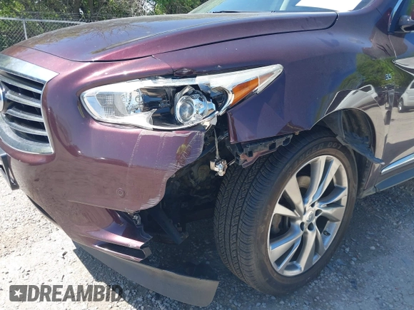 2015 Infiniti QX60 with VIN 5N1AL0MM8FC521088, listed as a IAAI auction lot 42230427 with 105,882 mi miles and . Bid and sale history available at DreamBid. Image 6.