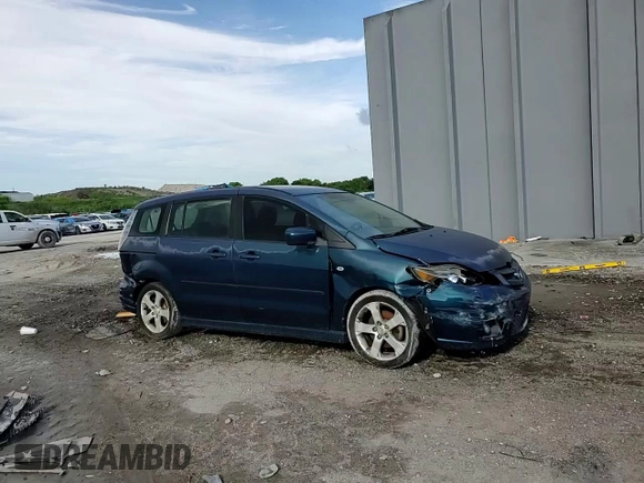 2006 Mazda 5 Sport with VIN JM1CR293860110461, listed as a Copart auction lot 64751654 with 122,154 mi miles and Salvage Title. Bid and sale history available at DreamBid. Image 12.