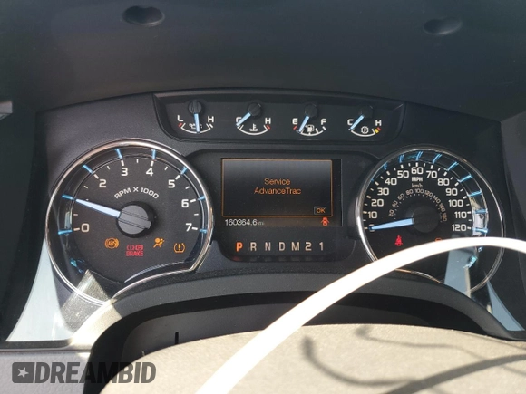 2011 Ford F-150 XL with VIN 1FTEW1CM3BFB68837, listed as a Copart auction lot 51738433 with 160,364 mi miles and Salvage Title. Bid and sale history available at carsss.com. Image 9.