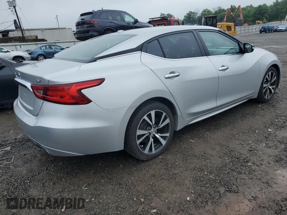 2018 Nissan Maxima SV with VIN 1N4AA6APXJC380082, listed as a Copart auction lot 61170815 with 98,008 mi miles and Salvage title. Bid and sale history available at DreamBid. Image 3.