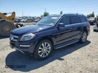 2014 Mercedes-Benz GL 450 z VIN 4JGDF7CE8EA282823, wystawiony jako Copart lot #61037415 z przebiegiem 130 731 mil mil oraz Czysty tytuł • Clean title. Historia ofert i sprzedaży dostępna na DreamBid. Obrazek 1.