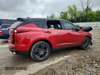 2021 Acura RDX w/A-Spec Package with VIN 5J8TC2H69ML012162, listed as a Copart auction lot 63760185 with Not provided miles and Salvage title. Bid and sale history available at DreamBid. Image 3.