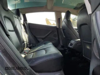 2022 Tesla Model 3 Long Range with VIN 5YJ3E1EB3NF275515, listed as a Copart auction lot 52566515 with 55,980 mi miles and Salvage Title. Bid and sale history available at carsss.com. Image 10.