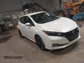 2023 Nissan LEAF SV Plus with VIN 1N4CZ1CV0PC563256, listed as a IAAI auction lot 41138436 with 24,399 mi miles and . Bid and sale history available at DreamBid. Image 1.