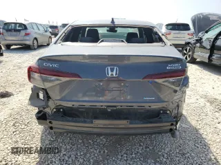 2025 Honda Civic Sedan Hybrid Sport with VIN 2HGFE4F88SH308789, listed as a Copart auction lot 50896005 with 3,929 mi miles and Salvage Title. Bid and sale history available at carsss.com. Image 6.