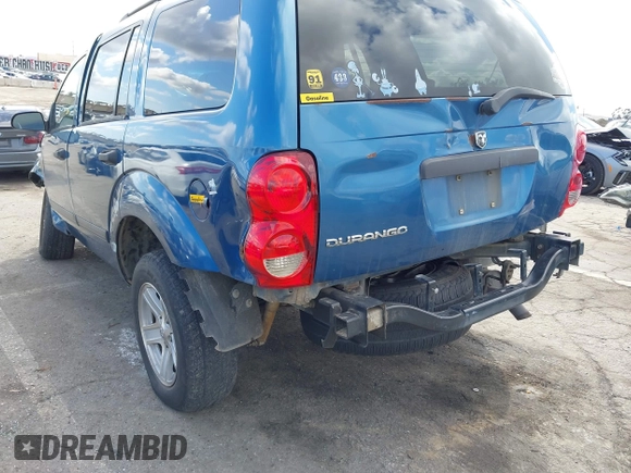 2006 Dodge Durango SXT with VIN 1D4HD38N16F140110, listed as a IAAI auction lot 41592651 with 154,236 mi miles and . Bid and sale history available at DreamBid. Image 17.