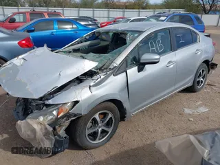 2015 Honda Civic Sedan SE with VIN 2HGFB2F7XFH527666, listed as a IAAI auction lot 41517883 with 1 mi miles. Bid and sale history available at carsss.com. Image 2.