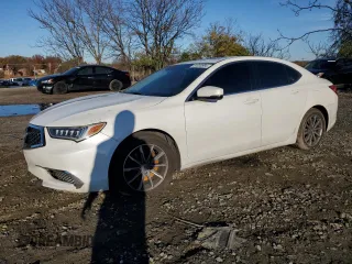 2018 Acura TLX with VIN 19UUB1F38JA007049, listed as a Copart auction lot 81030994 with 144,382 mi miles and Salvage Title. Bid and sale history available at carsss.com. Image 1.