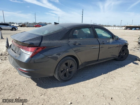 2021 Hyundai Elantra SEL with VIN 5NPLM4AG2MH039721, listed as a Copart auction lot 48356375 with 55,289 mi miles and Salvage Title. Bid and sale history available at carsss.com. Image 3.