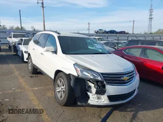 2015 Chevrolet Traverse LT with VIN 1GNKRGKD4FJ287666, listed as a IAAI auction lot 41890548 with 65,000 mi miles. Bid and sale history available at carsss.com. Image 1.